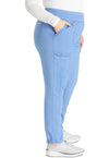 Ciel Blue - Cherokee Cherokee WW Revolution Women's Scrub Pants - Right Side View