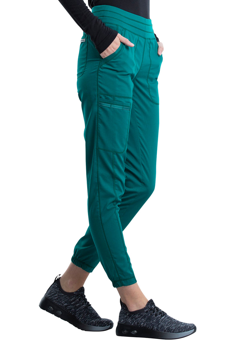 Hunter Green - Cherokee Cherokee WW Revolution Women's Scrub Pants - Right Side View
