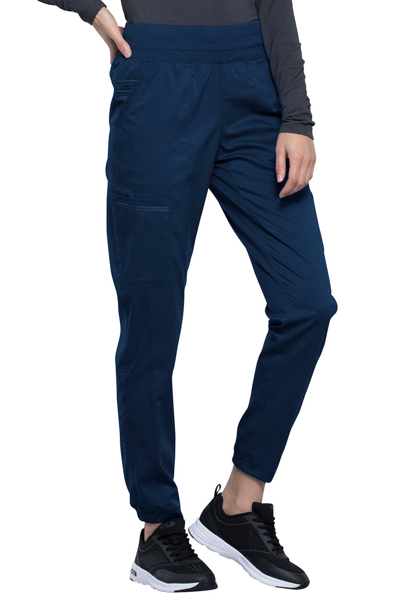 Navy - Cherokee Cherokee WW Revolution Women's Scrub Pants - Right Side View