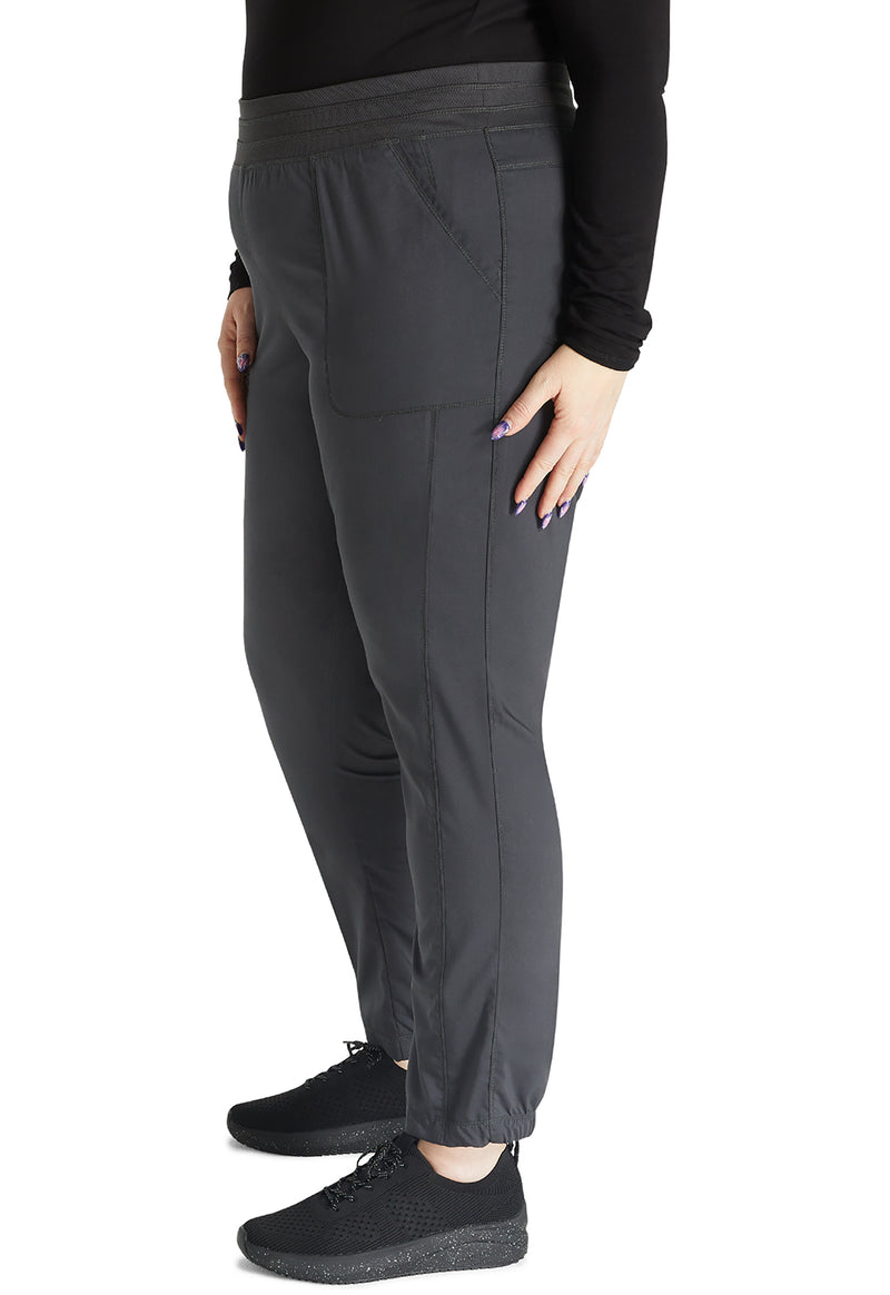 Pewter - Cherokee Cherokee WW Revolution Women's Scrub Pants - Left Side View