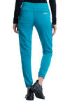 Teal Blue - Cherokee WW Revolution Women's Scrub Pants - Back View