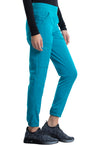 Teal Blue - Cherokee Cherokee WW Revolution Women's Scrub Pants - Right Side View