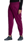 Wine - Cherokee Cherokee WW Revolution Women's Scrub Pants - Left Side View