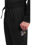 Black - Cherokee Cherokee WW Revolution Men's Scrub Pants - Detail 4 View