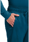 Caribbean Blue - Cherokee Cherokee WW Revolution Men's Scrub Pants - Detail 2 View