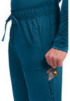Caribbean Blue - Cherokee Cherokee WW Revolution Men's Scrub Pants - Detail 4 View