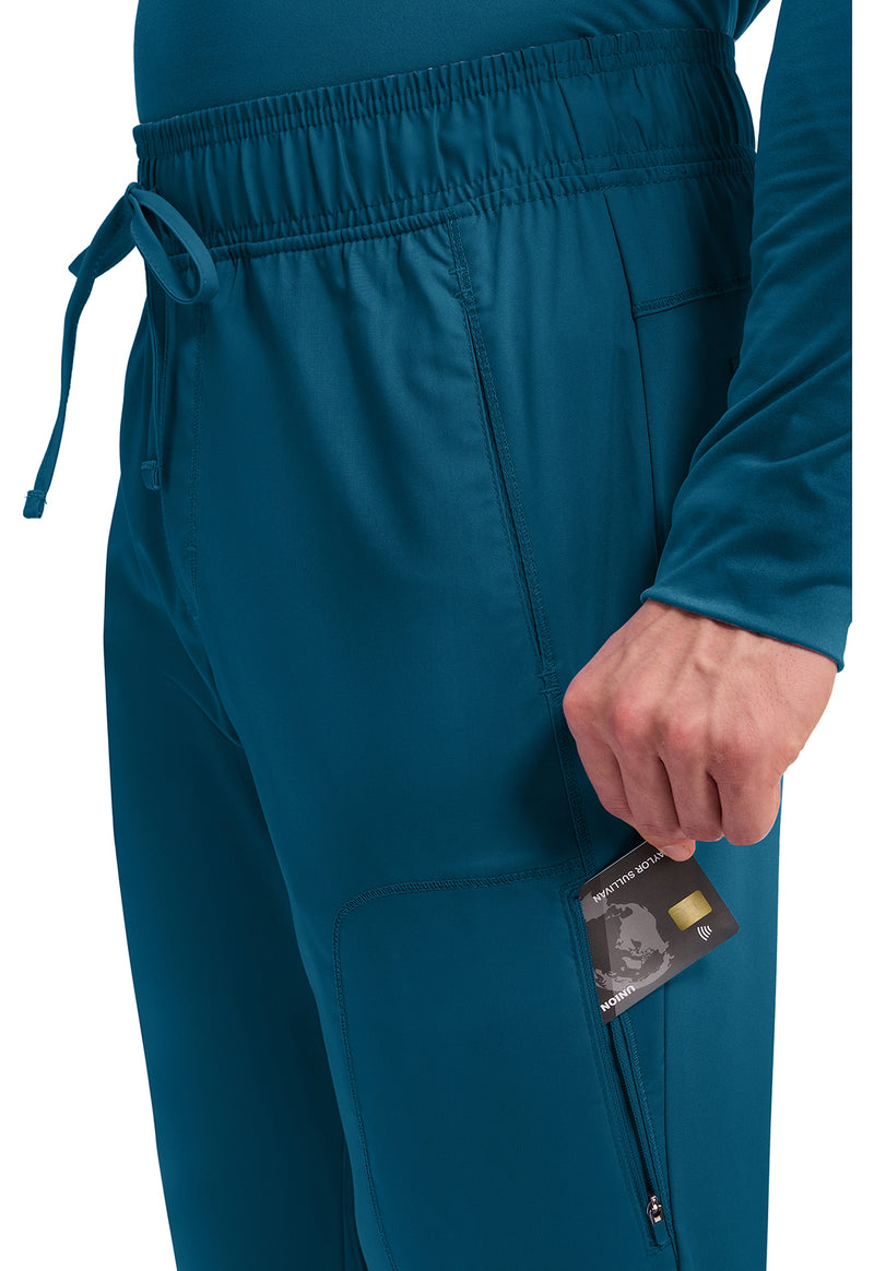 Caribbean Blue - Cherokee Cherokee WW Revolution Men's Scrub Pants - Detail 4 View