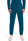 Caribbean Blue - Cherokee WW Revolution Men's Scrub Pants - Front View