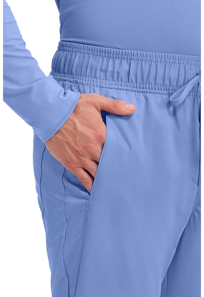 Ciel Blue - Cherokee Cherokee WW Revolution Men's Scrub Pants - Detail 2 View
