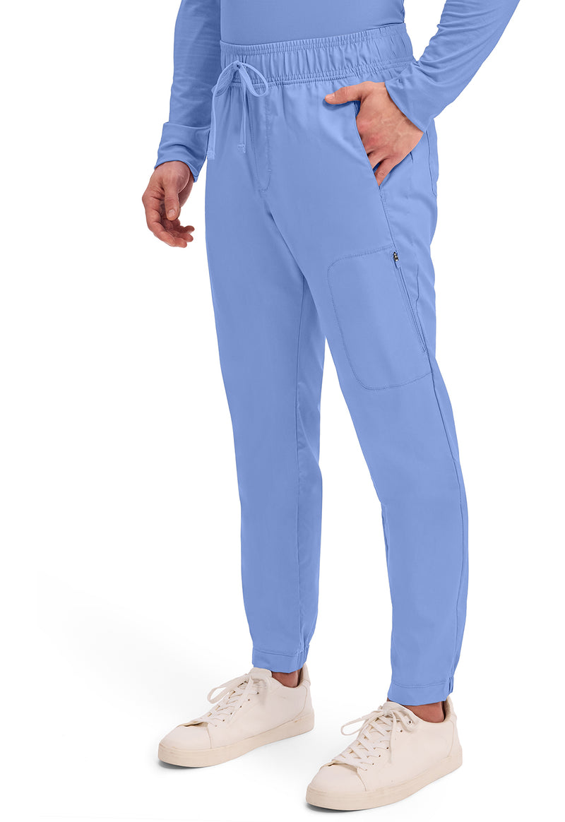 Ciel Blue - Cherokee Cherokee WW Revolution Men's Scrub Pants - Left Side View