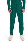 Hunter Green - Cherokee WW Revolution Men's Scrub Pants - Front View