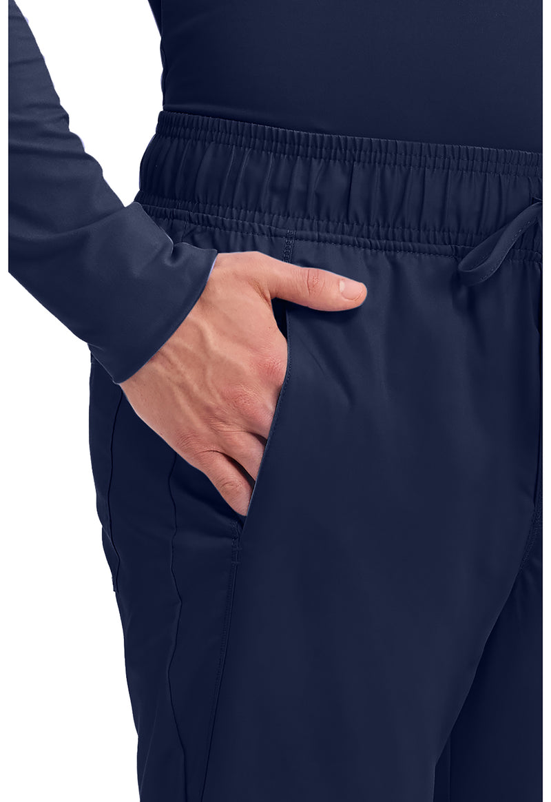 Navy - Cherokee Cherokee WW Revolution Men's Scrub Pants - Detail 2 View