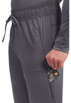 Pewter - Cherokee Cherokee WW Revolution Men's Scrub Pants - Detail 4 View