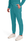 Teal Blue - Cherokee Cherokee WW Revolution Men's Scrub Pants - Left Side View
