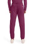 Wine - Cherokee WW Revolution Men's Scrub Pants - Back View