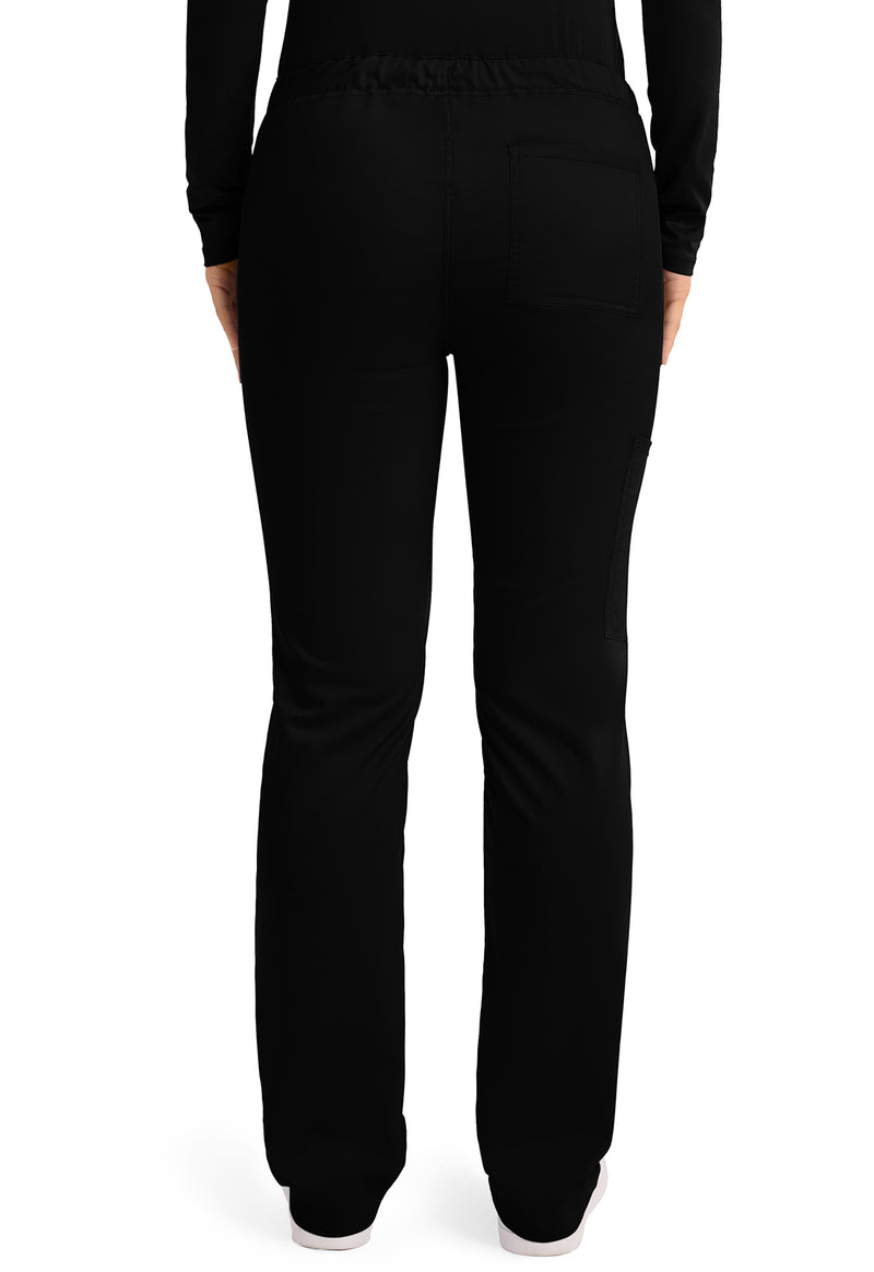 Black - Cherokee WW Revolution Unisex Scrub Pants - Back View