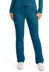 Caribbean Blue - Cherokee WW Revolution Unisex Scrub Pants - Front View