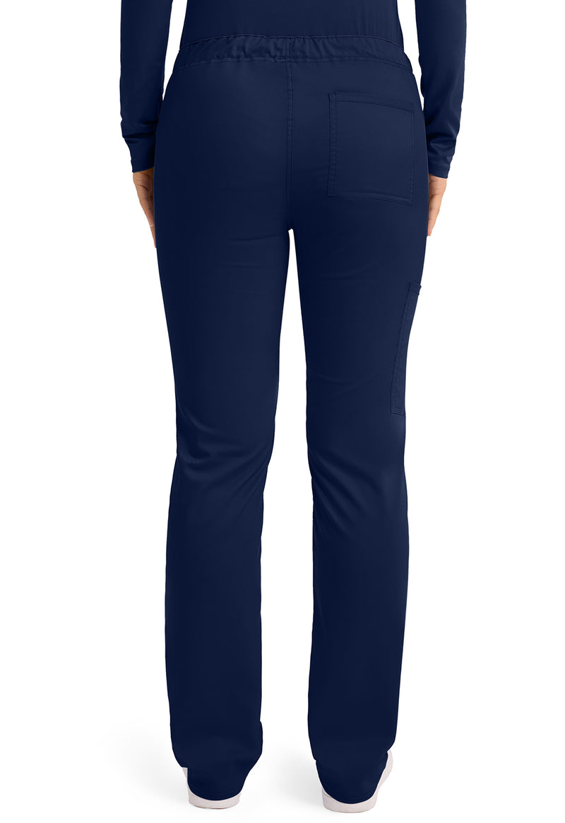 Navy - Cherokee WW Revolution Unisex Scrub Pants - Back View