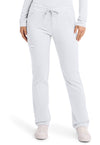 White - Cherokee WW Revolution Unisex Scrub Pants - Front View