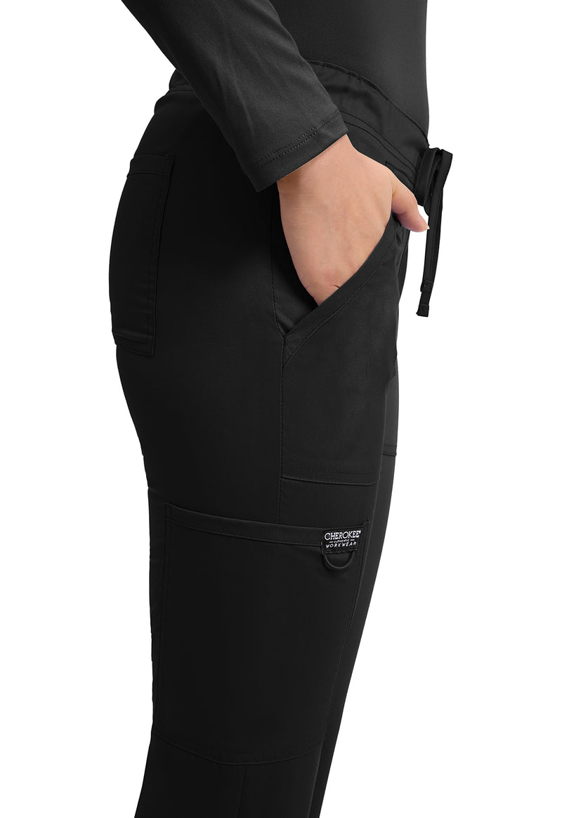 Black - Cherokee Cherokee WW Revolution Unisex Scrub Pants - Detail 2 View