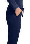 Navy - Cherokee Cherokee WW Revolution Unisex Scrub Pants - Detail 2 View