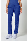 Galaxy Blue - Cherokee WW Revolution Women Scrub Pants - Front View