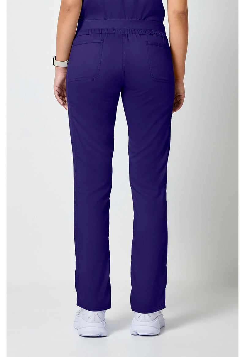 Grape - Cherokee WW Revolution Women Scrub Pants - Back View