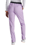 Purple Freesia - Cherokee WW Revolution Women Scrub Pants - Back View