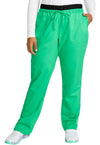 Sparkling Jade - Cherokee WW Revolution Women Scrub Pants - Front View