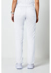 White - Cherokee WW Revolution Women Scrub Pants - Back View
