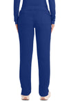 Galaxy Blue - Women's Mid Rise Tapered Leg Drawstring Scrub Pants – Tall (Back)
