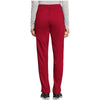 red - Mid Rise Tapered Leg Drawstring Pant