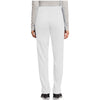 white - Mid Rise Tapered Leg Drawstring Pant