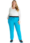 Azure Blue - Cherokee Cherokee WW Revolution Women's Scrub Pants - Detail 1 View