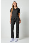 Black - Cherokee Cherokee WW Revolution Women's Scrub Pants - Detail 1 View