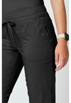 Black - Cherokee Cherokee WW Revolution Women's Scrub Pants - Detail 4 View