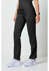 Black - Cherokee Cherokee WW Revolution Women's Scrub Pants - Left Side View