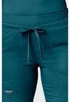 Caribbean Blue - Cherokee Cherokee WW Revolution Women's Scrub Pants - Detail 2 View