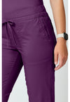 Eggplant - Cherokee Cherokee WW Revolution Women's Scrub Pants - Detail 4 View