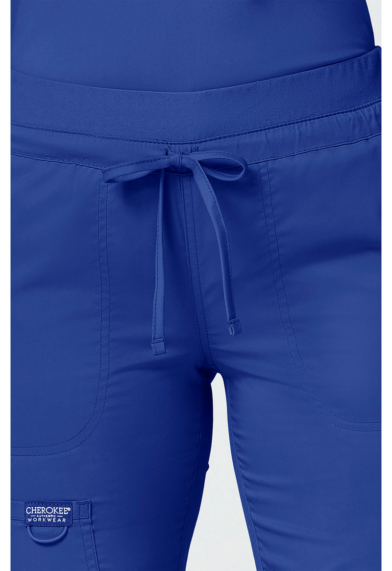 Galaxy Blue - Cherokee Cherokee WW Revolution Women's Scrub Pants - Detail 2 View