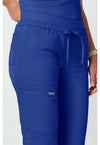 Galaxy Blue - Cherokee Cherokee WW Revolution Women's Scrub Pants - Detail 3 View