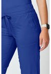 Galaxy Blue - Cherokee Cherokee WW Revolution Women's Scrub Pants - Detail 4 View