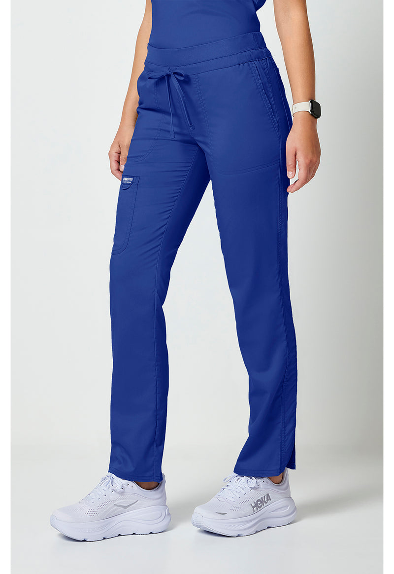 Galaxy Blue - Cherokee Cherokee WW Revolution Women's Scrub Pants - Left Side View