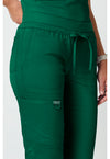 Hunter Green - Cherokee Cherokee WW Revolution Women's Scrub Pants - Detail 3 View