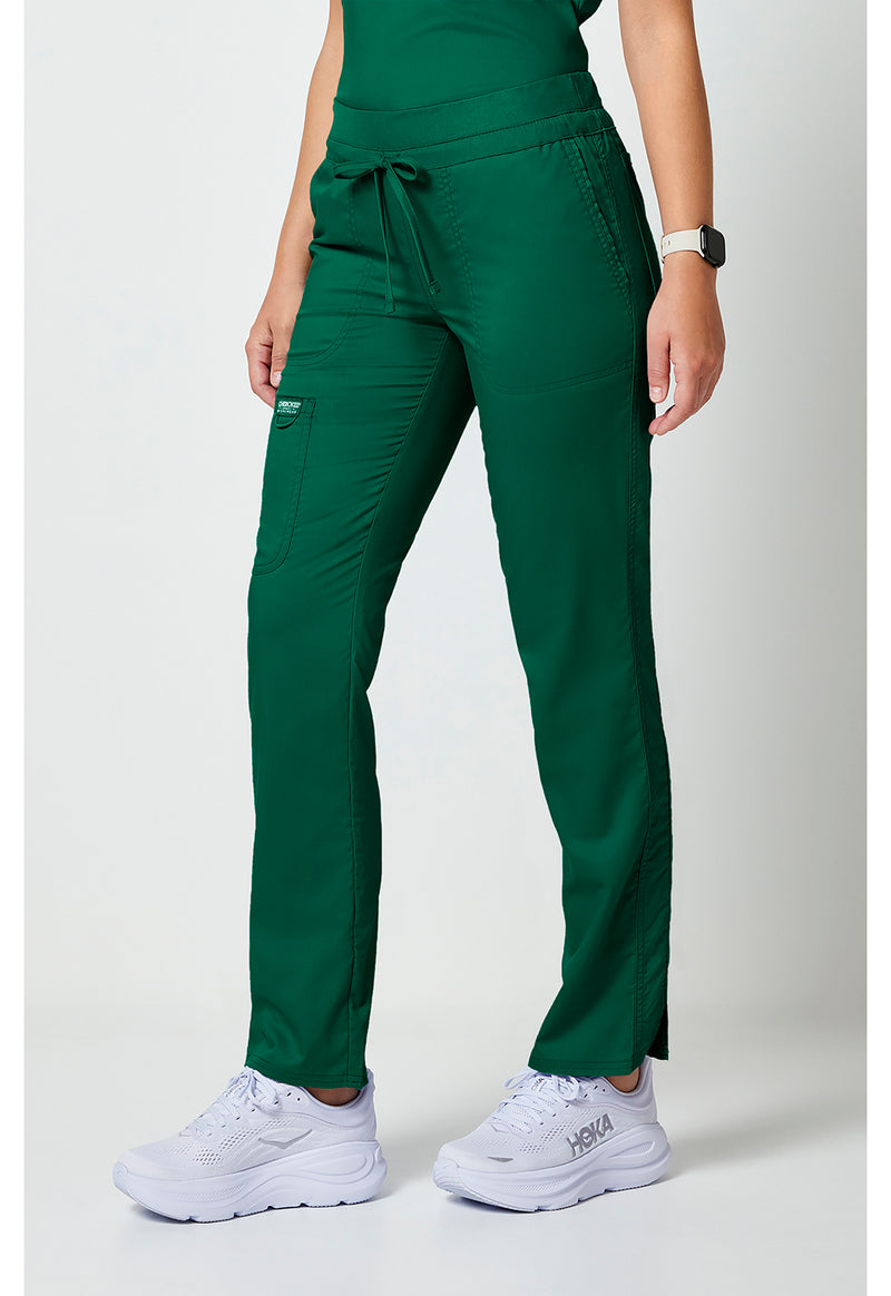 Hunter Green - Cherokee Cherokee WW Revolution Women's Scrub Pants - Left Side View
