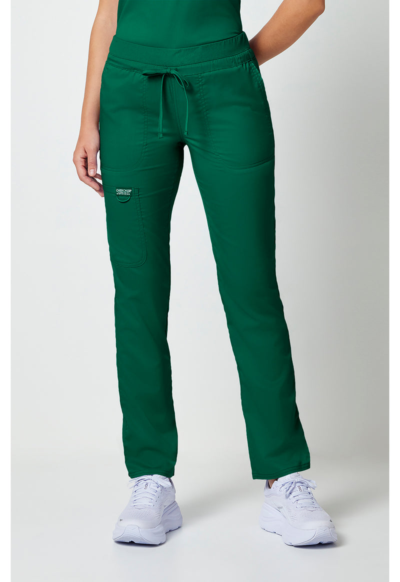 Hunter Green - Cherokee Cherokee WW Revolution Women's Scrub Pants - Right Side View