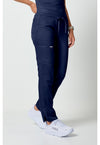 Navy - Cherokee Cherokee WW Revolution Women's Scrub Pants - Right Side View