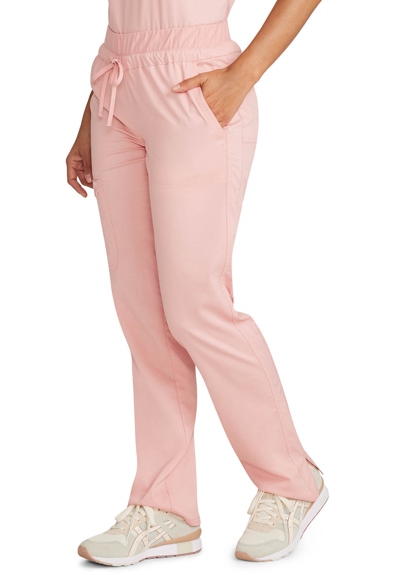 Pink Essence - Cherokee Cherokee WW Revolution Women's Scrub Pants - Left Side View