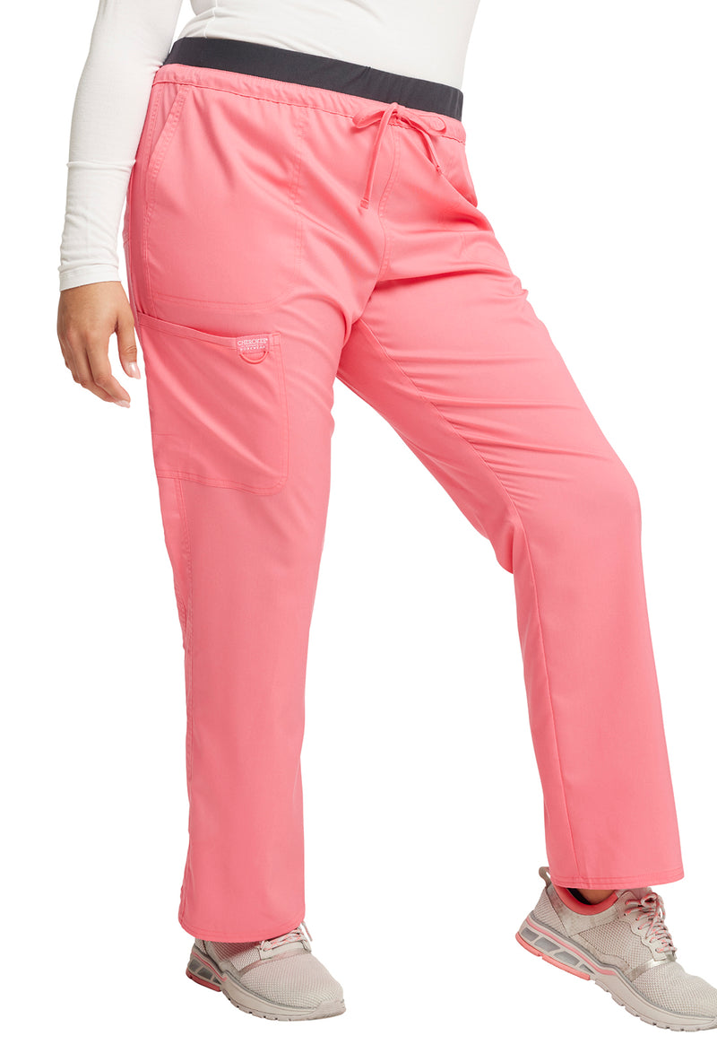 Pink Melon - Cherokee Cherokee WW Revolution Women's Scrub Pants - Right Side View