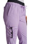 Purple Freesia - Cherokee Cherokee WW Revolution Women's Scrub Pants - Detail 4 View